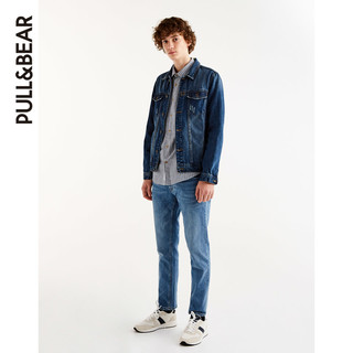 PULL&BEAR 09710705 男士基本款牛仔夹克 