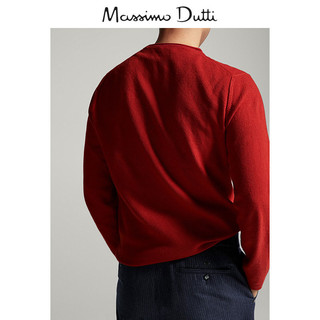 Massimo Dutti 00933409599 男款纹理针织衫 