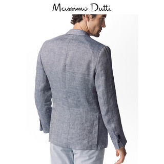 Massimo Dutti 02010305400 男装亚麻西装外套