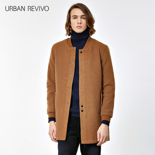 URBAN REVIVO MFS2R1GB2004 男士羊毛混纺大衣