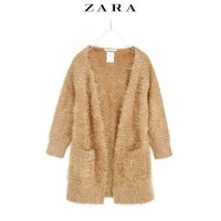 ZARA 05536701732 女童 羽饰针织外套