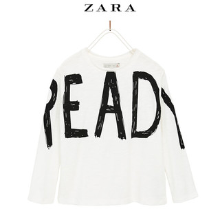 ZARA 男童 READY印字T恤