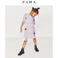 ZARA 00485700653 星空刺绣儿童连衣裙