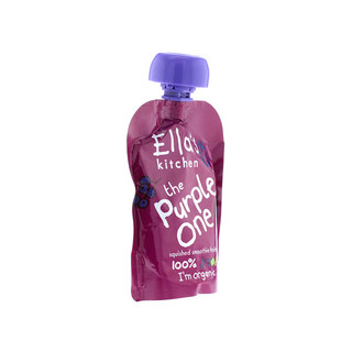 Ella's Kitchen 艾拉的厨房 有机紫色香蕉苹果黑加仑蓝莓混合果泥 90g*4