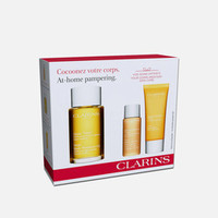 CLARINS 娇韵诗 身体护理油100ml+调和沐浴30ml+调和身体乳30ml