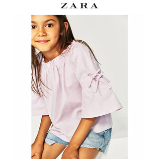 ZARA  06092703602 蝴蝶结牛津衬衫