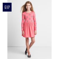 Gap 盖璞 921435 女童格纹圆领连衣裙