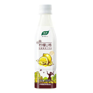  Lohas 悦活 柠檬U格 乳酸菌果汁饮料 350ml*15瓶 整箱装