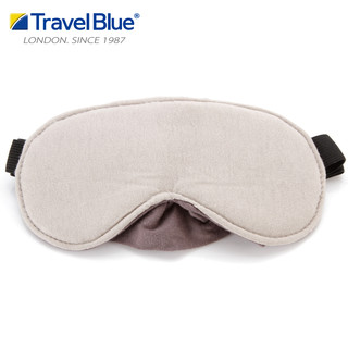 TRAVEL BLUE 蓝旅 英国TravelBlue/蓝旅舒适型遮光睡眠眼罩 灰色可调节高品质眼罩