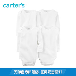 Carter's 婴儿长袖连体衣 4件套