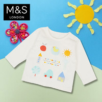 M&S 马莎 T786132C 儿童印花T恤