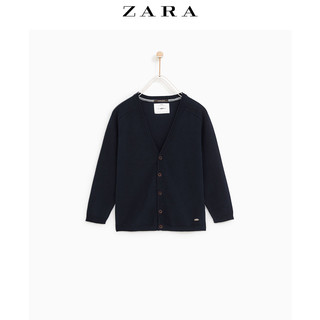 ZARA 05536763401 儿童纯色针织开衫 