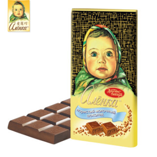 商品alenka 爱莲巧 汽泡牛奶巧克力 (95g)