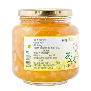  韩福10.2 蜂蜜柠檬柚子茶 1000g
