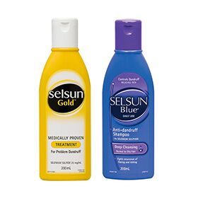 Selsun Gold 特效去屑洗发水 200ml + Selsun Blue 去屑止痒洗发水 200ml