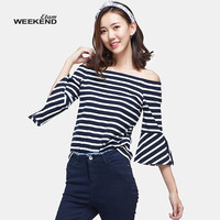 Etam 艾格 WEEKEND 17022813740 女士七分袖T恤