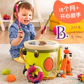 B.Toys 比乐 btoys玩具宝宝敲打大鼓婴儿早教益智音乐男孩打击乐器