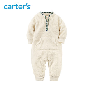 Carter's 118H680 M 仿羊羔绒保暖爬服连体衣