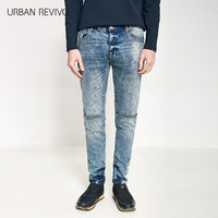 URBAN REVIVO MH31R8CN2000 男士牛仔裤