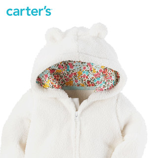  Carter's 女宝宝小熊连体衣 白色
