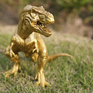 商品壹盒惊喜 zcswj028 霸王龙玩具 金色