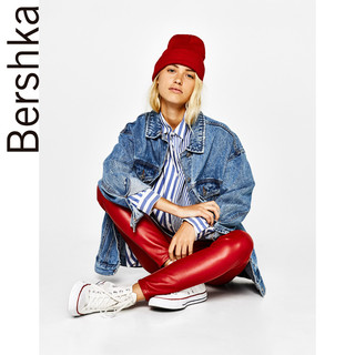 Bershka 01142916400 女士方领外套