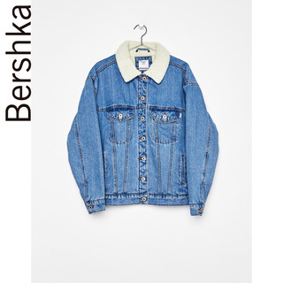 Bershka 06439503428 oversize加绒牛仔外套 