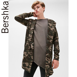 Bershka 06738387548 男士连帽迷彩外套