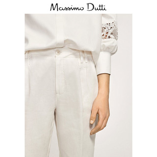 Massimo Dutti 05021953712 女士亚麻休闲长裤