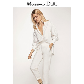 Massimo Dutti 05021953712 女士亚麻休闲长裤