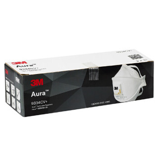 3M Aura 9334CV+ 头戴式口罩 3只*3盒装