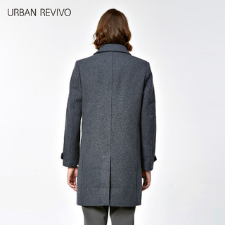 URBAN REVIVO  MFS2R1GB2003 男士羊毛混纺外套