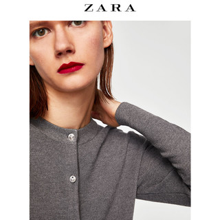 ZARA  女装 人造宝石纽扣开襟针织衫 09659100802