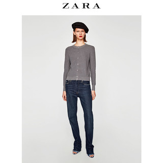 ZARA  女装 人造宝石纽扣开襟针织衫 09659100802