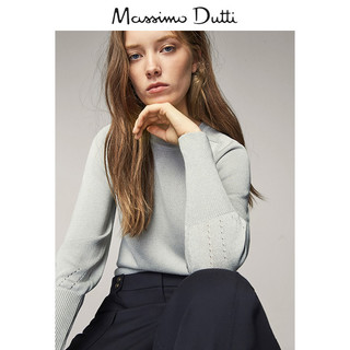 Massimo Dutti 女款圆领针织衫 05611571803