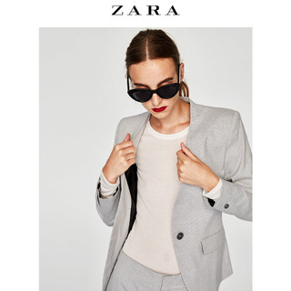 ZARA 02753221802 女士格纹西装外套