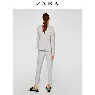 ZARA 02753221802 女士格纹西装外套