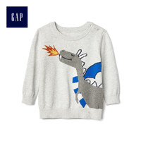 Gap 盖璞 850391 男婴可爱动物图案针织上衣 