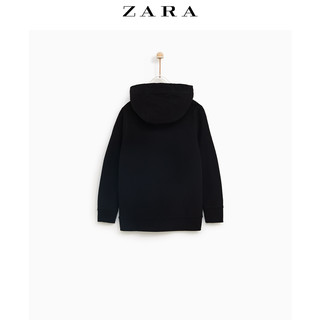 ZARA 童装男童 连帽绒布运动衫