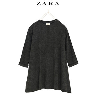 ZARA 女童竖条长T恤