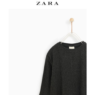 ZARA 女童竖条长T恤