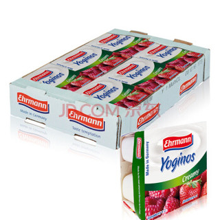 Ehrmann 爱尔曼 全脂草莓/全脂覆盆子酸奶 100g*24盒