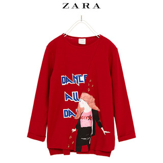 ZARA 05048132600 玩偶图案 儿童T恤 