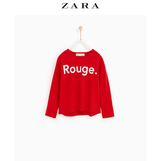 ZARA 05767708600 ROUGE 儿童T恤