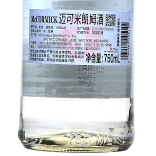 McCormick 麦克美 朗姆酒 750ml