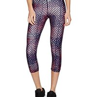 UNDER ARMOUR 安德玛 HeatGear Printed 女士印花紧身7分裤