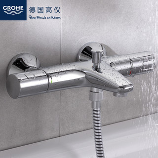 GROHE 高仪 恒温龙头花洒沐浴套装 + 39316000 双漩虹吸式连体坐便器