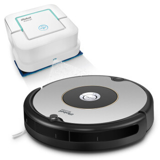  iRobot Roomba 601+Braava Jet 241 擦扫机器人2件套