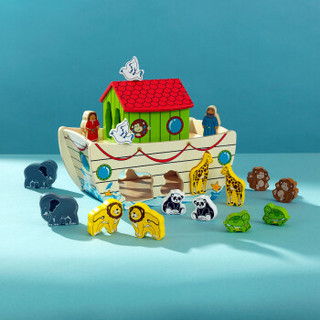 KidKraft 诺亚方舟形状 婴儿益智积木玩具
