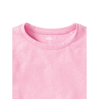 Old Navy 433024-1 女幼童棉质柔软针织圆领T恤 